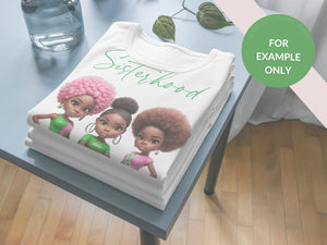Sisterhood | Pink and Green Theme | 16 Digital Prints
