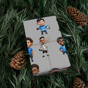 Football (Soccer) Gift Wrap Paper | FREE US SHIPPING