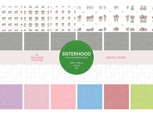 Sisterhood | Seamless Designs | 42 Digital Prints