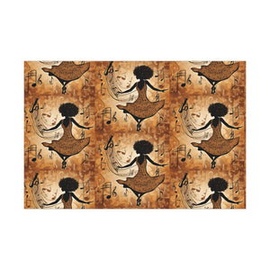 Dancer Gift Wrap Paper | FREE US SHIPPING