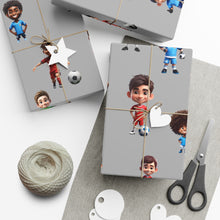 Load image into Gallery viewer, Football (Soccer) Gift Wrap Paper | FREE US SHIPPING