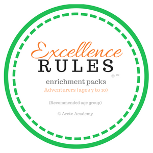 Excellence RULES enrichment pack | Adventurers | ages 7 to 10