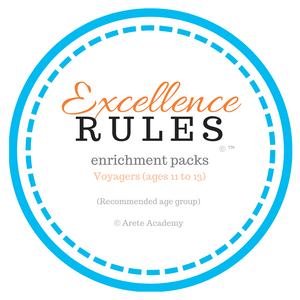 Excellence RULES enrichment pack | Voyagers | ages 11 to 13